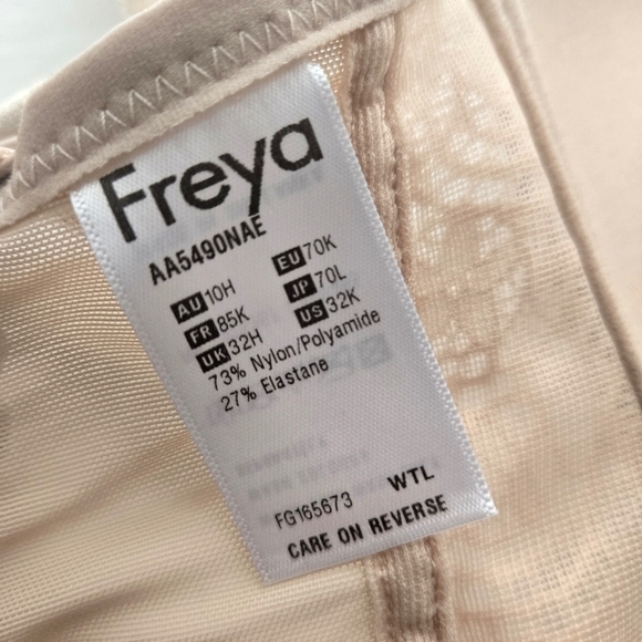 Freya Cream Lace Trim Bra - Picture 10 of 11